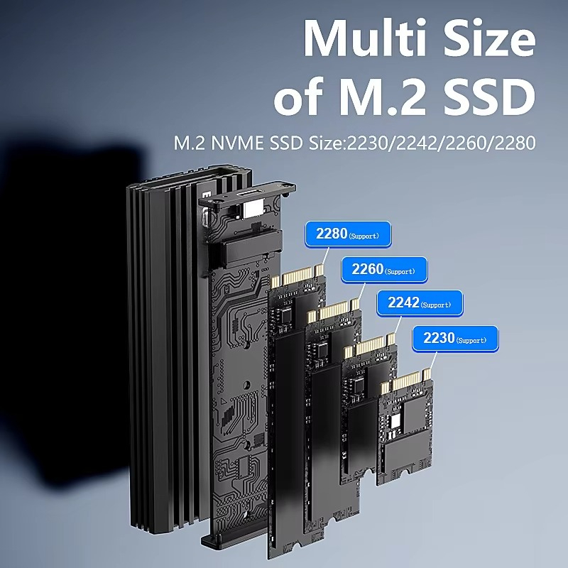 M.2 Ssd - EE1 Aluminium M.2 NVME PCIE Externes