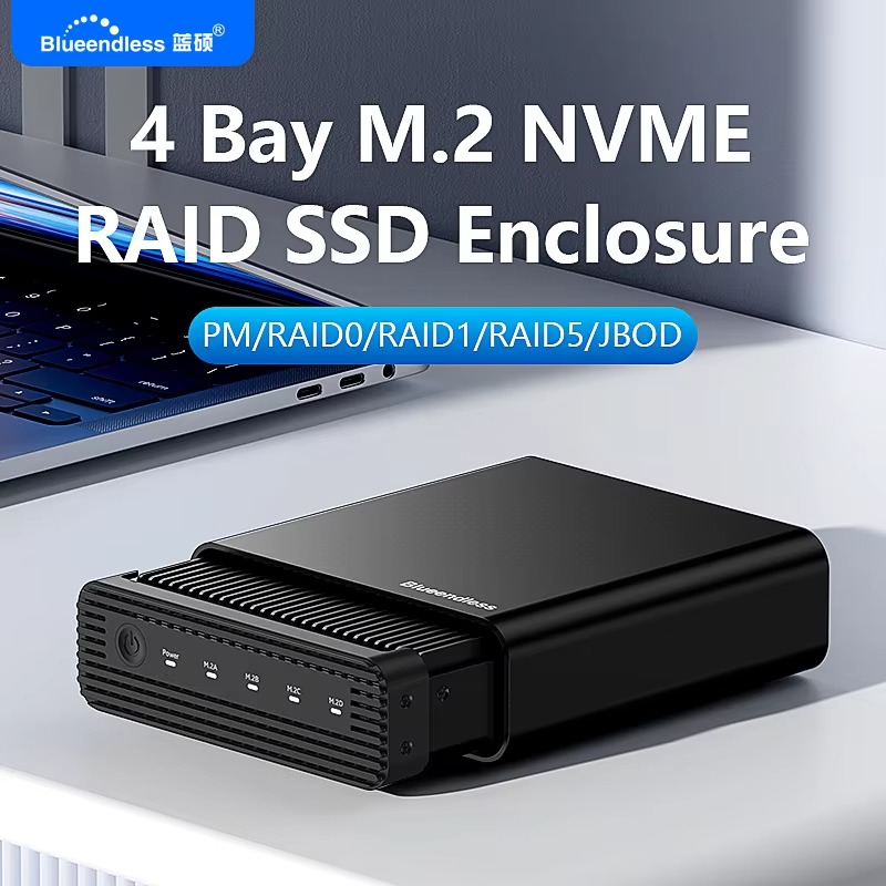 Aluminium M2 4-Bay USB4 Extern – M.2 Ssd Bewertung und Preis