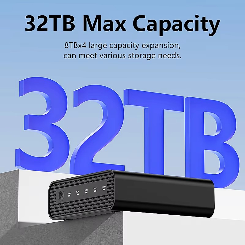 Aluminium M2 4-Bay USB4 Extern – M.2 Ssd Bewertung und Preis