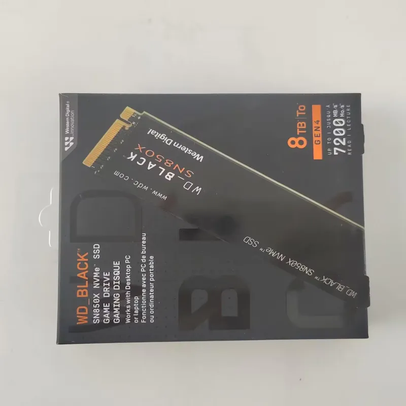 Neue WD_BLACK SN850X 8TB NVMe  – M.2 Ssd Bewertung und Preis