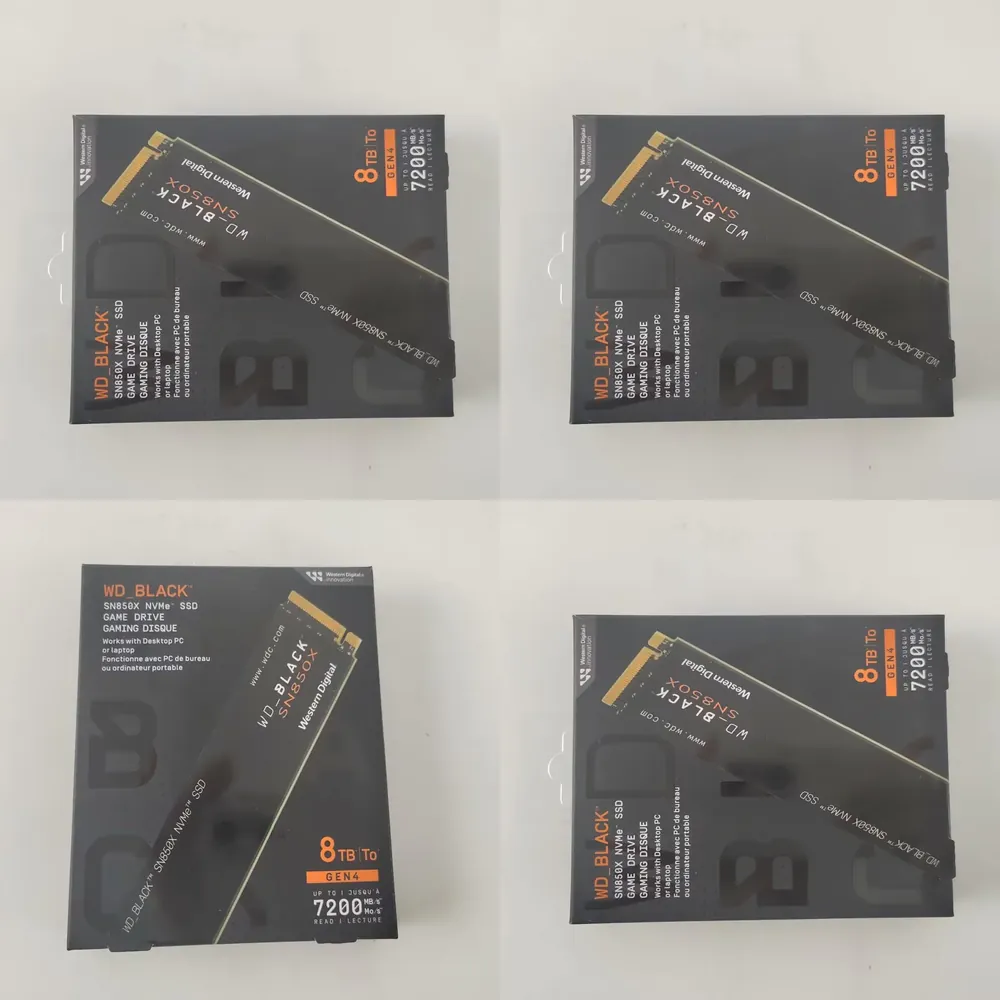 Neue WD_BLACK SN850X 8TB NVMe  – M.2 Ssd Bewertung und Preis